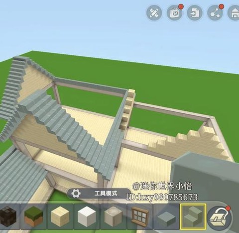 迷你世界里怎么做别墅