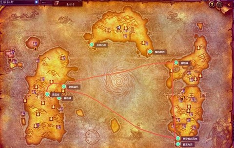 魔兽世界的坐标怎么看