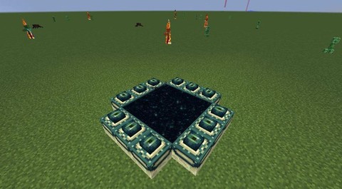 手机版我的世界末地传送门怎么做