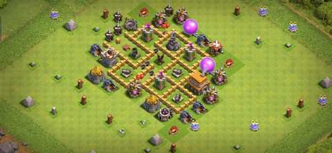 部落冲突5本怎么摆阵[图2]