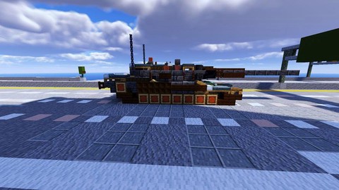 我的世界怎么做坦克