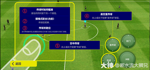 实况足球按键怎么传中[图2]
