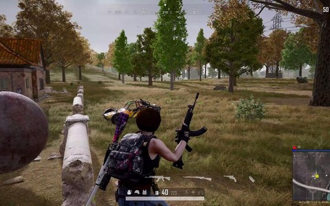 绝地求生怎么半蹲着跑