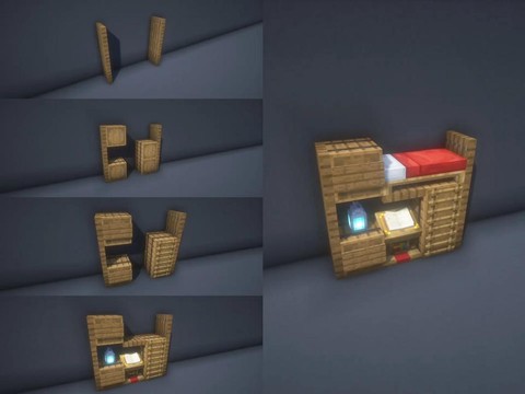 我的世界怎么做病床