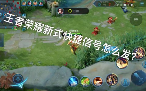 王者荣耀怎么发注意信号